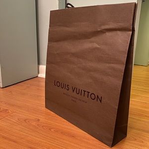 Louis Vuitton brown shopping / gift bag